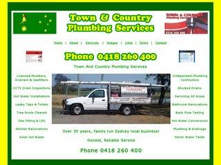 Town And Country Plumbing Website